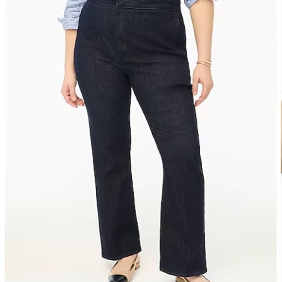 J. Crew Factory CG484 High-rise trouser jeans 32 Petite NWT - Picture 2 of 12